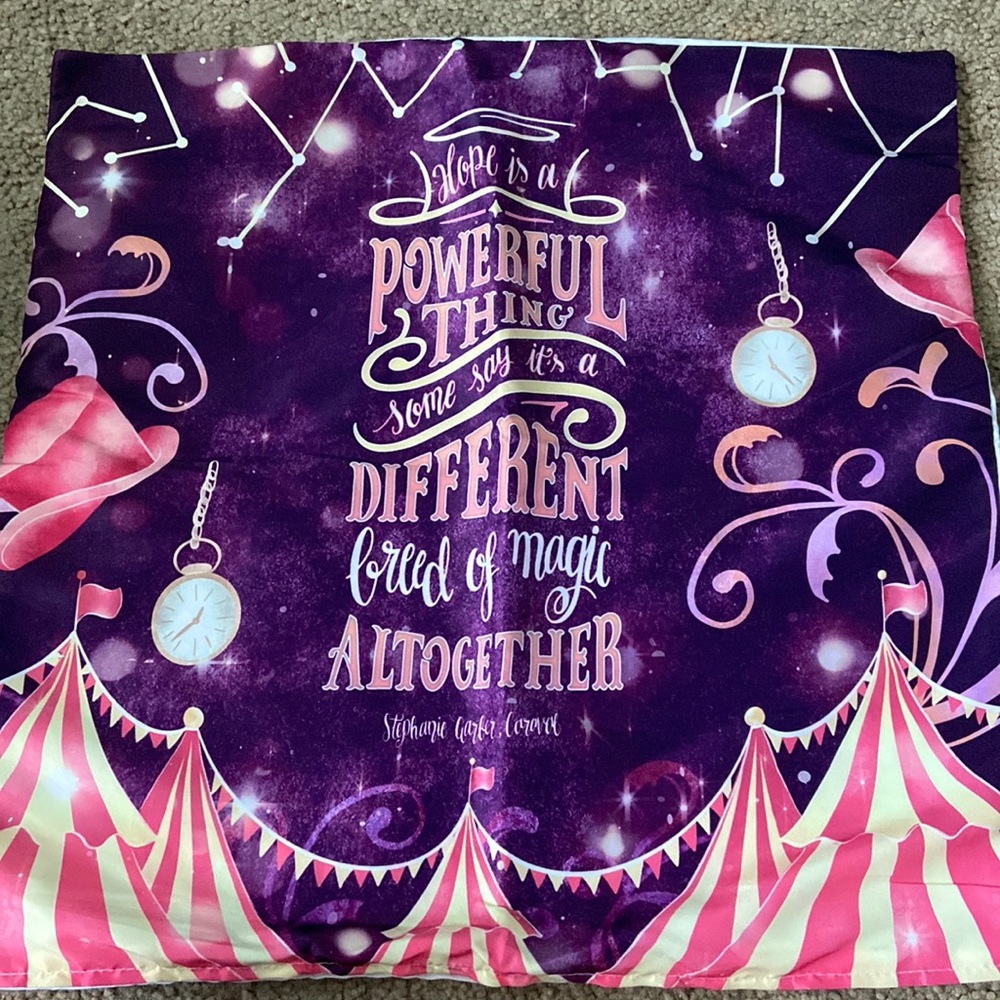 Caraval Inspired Pillow Case.